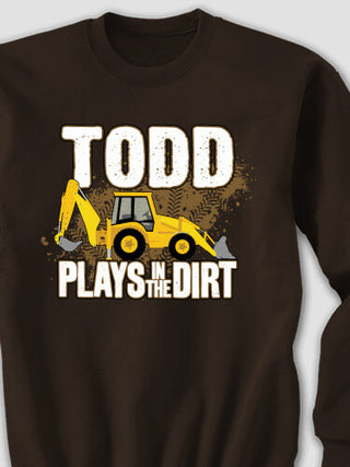 Dirt Shirt - Backhoe : Printed Sweatshirts