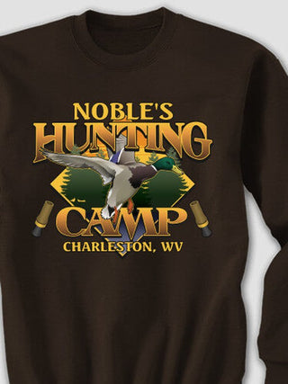 Duck Hunting Camp : Printed Sweatshirts