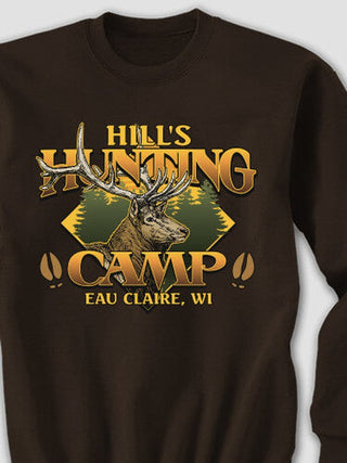 Elk Hunting Camp : Printed Sweatshirts