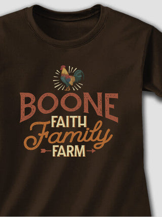 Faith Family Farm : Adult Ladies Fitted T-Shirt