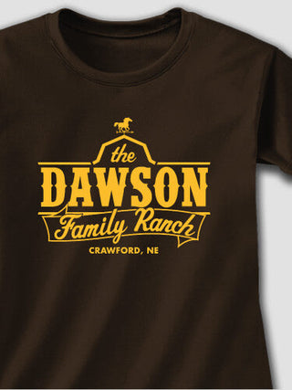 Family Ranch : Adult Ladies Fitted T-Shirt