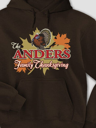 Family Thanksgiving : Printed Hoodies