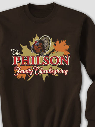 Family Thanksgiving : Printed Sweatshirts