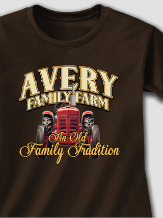 Farming Family Tradition : Adult Ladies Fitted T-Shirt