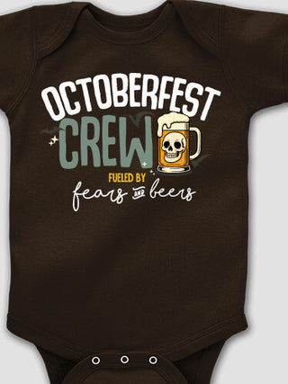 Fears And Beers : Printed Baby Bodysuits
