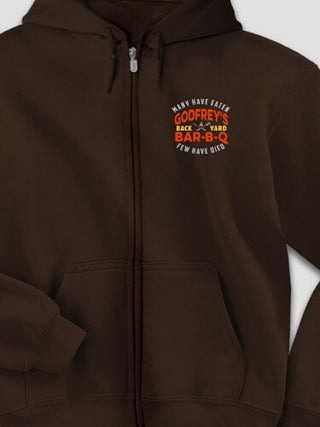 Few Have Died BBQ : Embroidered Zip Hoodies
