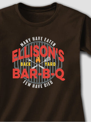Few Have Died BBQ : Adult Ladies Fitted T-Shirt