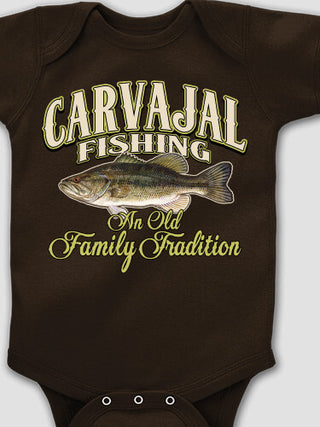 Fishing Family Tradition : Printed Baby Bodysuits