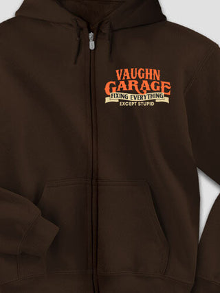Fixing Everything Garage : Embroidered Zip Hoodies