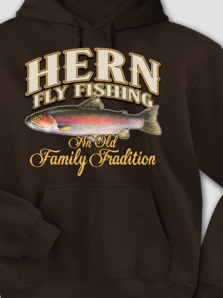 Fly Fishing Family Tradition : Printed Hoodies
