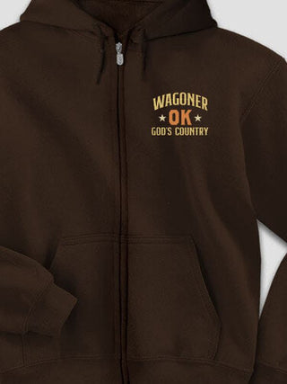 God's Country : Embroidered Zip Hoodies