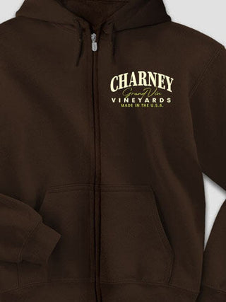 Grand Vineyards : Embroidered Zip Hoodies