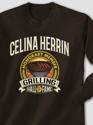 Grilling Hall Of Fame : Printed Long Sleeves