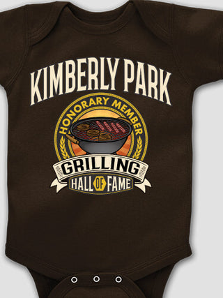 Grilling Hall Of Fame : Printed Baby Bodysuits