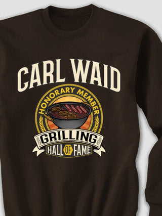 Grilling Hall Of Fame : Printed Sweatshirts
