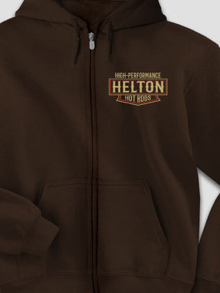 High-Performance Hot Rods : Embroidered Zip Hoodies
