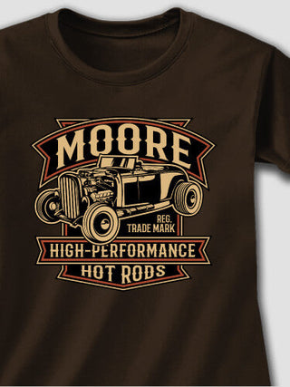 High-Performance Hot Rods : Adult Ladies Fitted T-Shirt