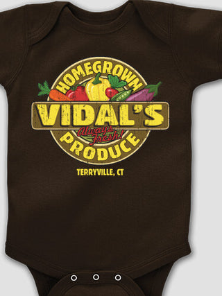 Homegrown Produce : Printed Baby Bodysuits