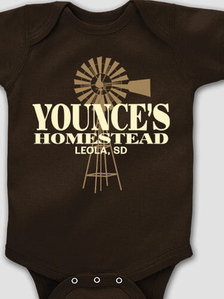 Homestead : Printed Baby Bodysuits
