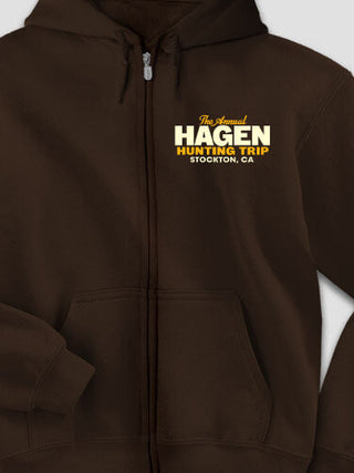 Hunting Trip : Embroidered Zip Hoodies