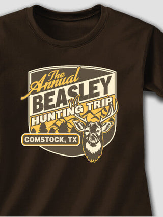 Hunting Trip : Adult Ladies Fitted T-Shirt