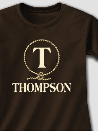 Lasso Monogram : Adult Ladies Fitted T-Shirt
