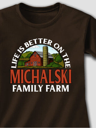 Life Is Better Farm : Adult Ladies Fitted T-Shirt