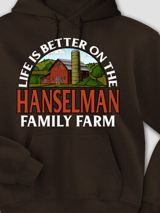 Life Is Better Farm : Printed Hoodies