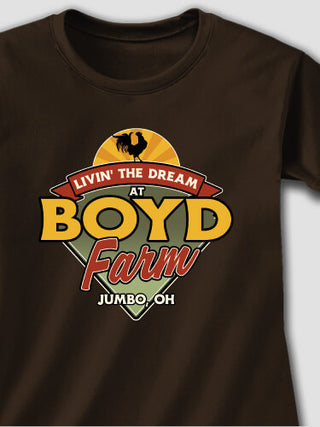 Livin' The Dream Farm : Printed T-Shirts