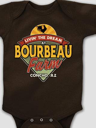Livin' The Dream Farm : Printed Baby Bodysuits
