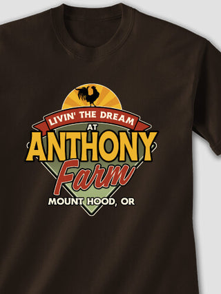 Livin' The Dream Farm : Printed T-Shirts