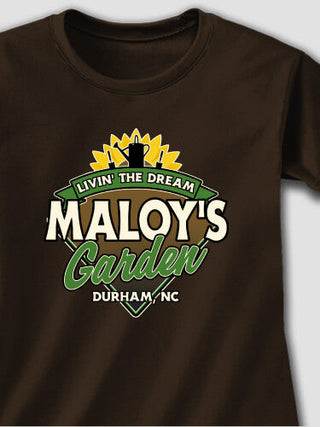 Livin' The Dream Garden : Adult Ladies Fitted T-Shirt