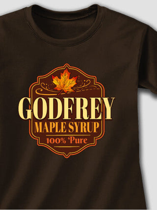 Maple Syrup : Adult Ladies Fitted T-Shirt