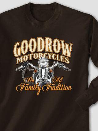 Motorcycle Family Tradition : Printed Long Sleeves