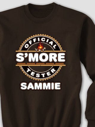 Official S'more Tester : Printed Sweatshirts