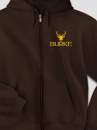 Old Stag : Embroidered Zip Hoodies