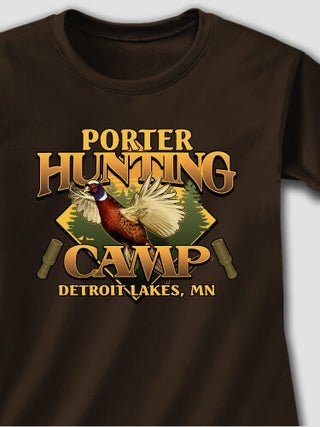 Pheasant Hunting Camp : Printed T-Shirts