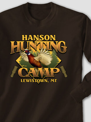 Pheasant Hunting Camp : Printed Long Sleeves