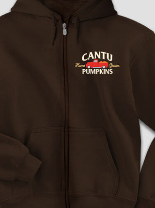 Pumpkins : Embroidered Zip Hoodies
