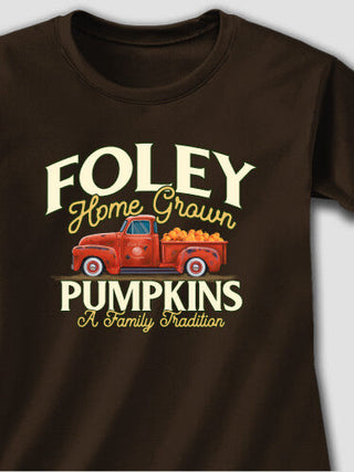 Pumpkins : Adult Ladies Fitted T-Shirt