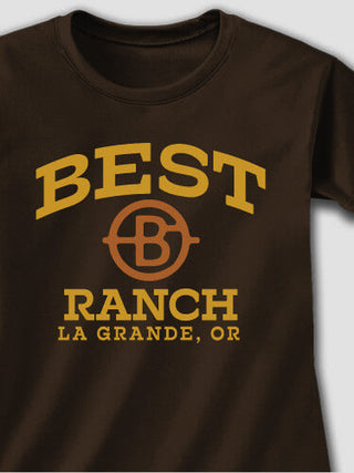 Ranch Monogram : Adult Ladies Fitted T-Shirt