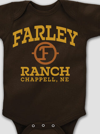 Ranch Monogram : Printed Baby Bodysuits