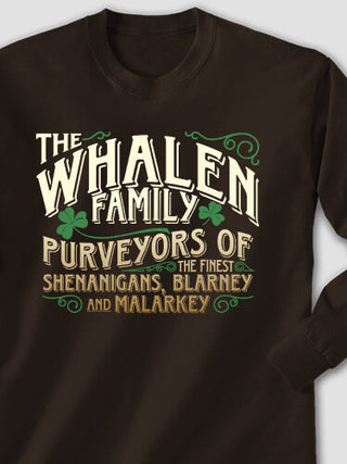 Shenanigans Family : Printed Long Sleeves