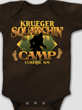 Squatchin' Camp : Printed Baby Bodysuits