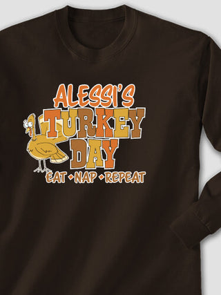 Turkey Day : Printed Long Sleeves