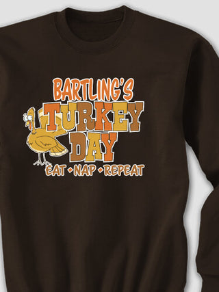 Turkey Day : Printed Sweatshirts