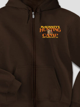 Turkey Hunting Camp : Embroidered Zip Hoodies