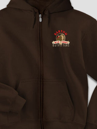 Wild Turkey Outfitters : Embroidered Zip Hoodies