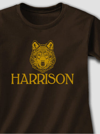 Wolf : Adult Ladies Fitted T-Shirt