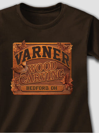 Wood Carving : Adult Ladies Fitted T-Shirt
